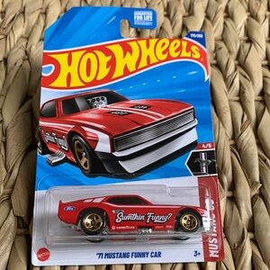 71 Mustang Funny Car 1971 Ford Pony 60th Anniversary Hot Wheels New 2025 Mattel